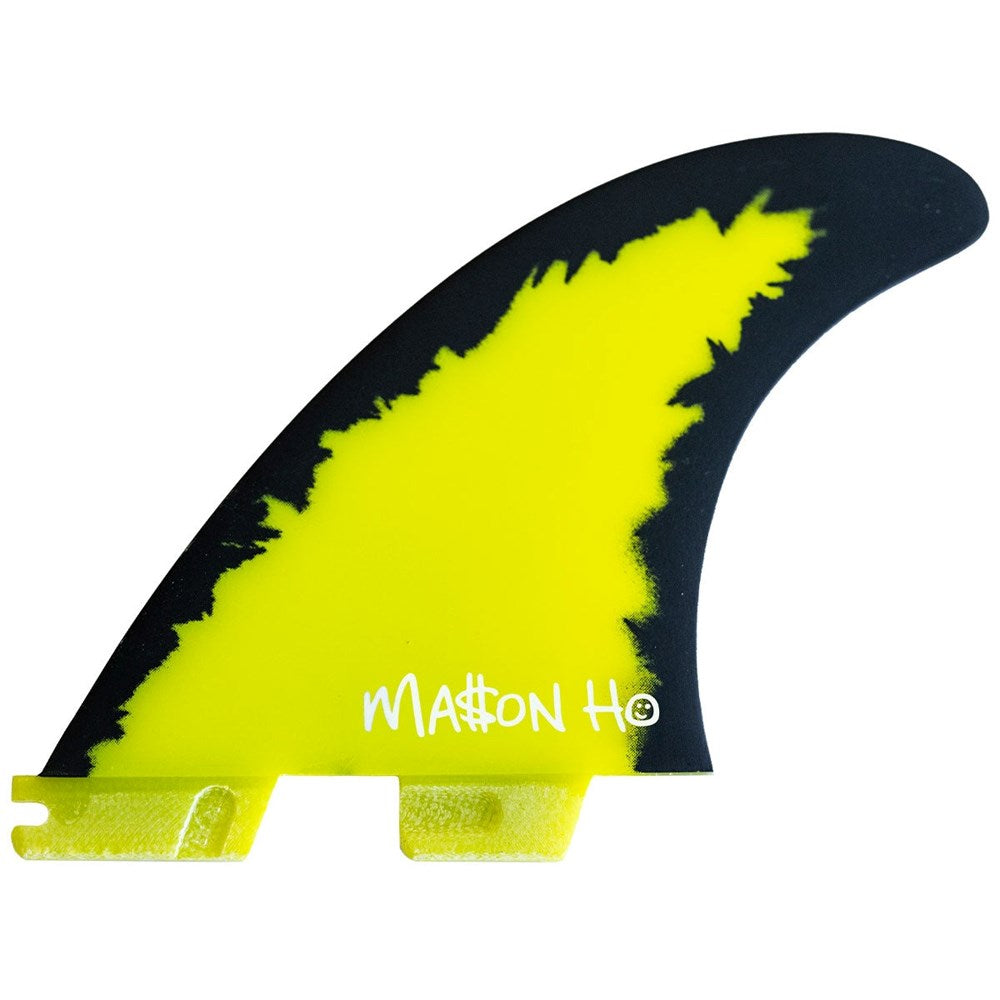 FCS II Mason Ho PC AirCore Black/Yellow Tri Fins