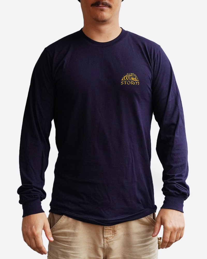 Storm Varsity Navy Long Sleeve Tee