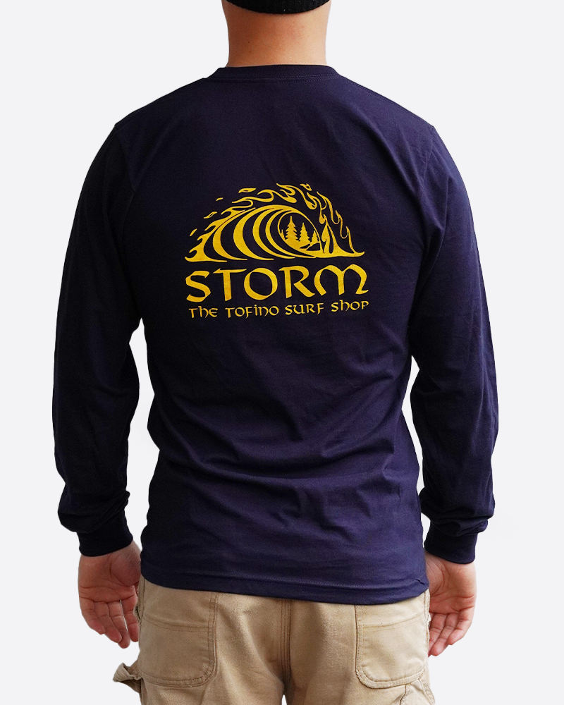 Storm Varsity Navy Long Sleeve Tee