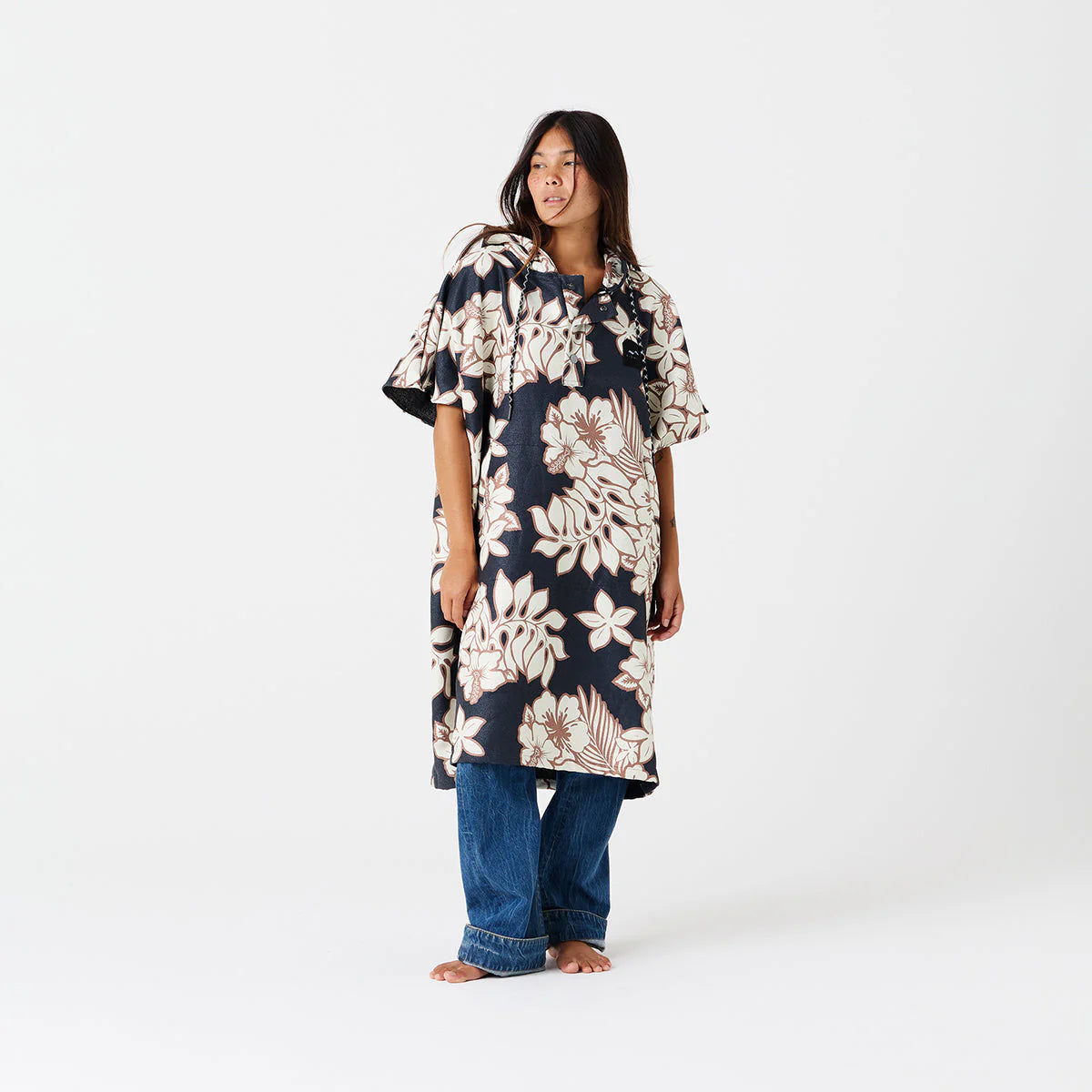 Slowtide Olinda Prf QD Poncho - Black