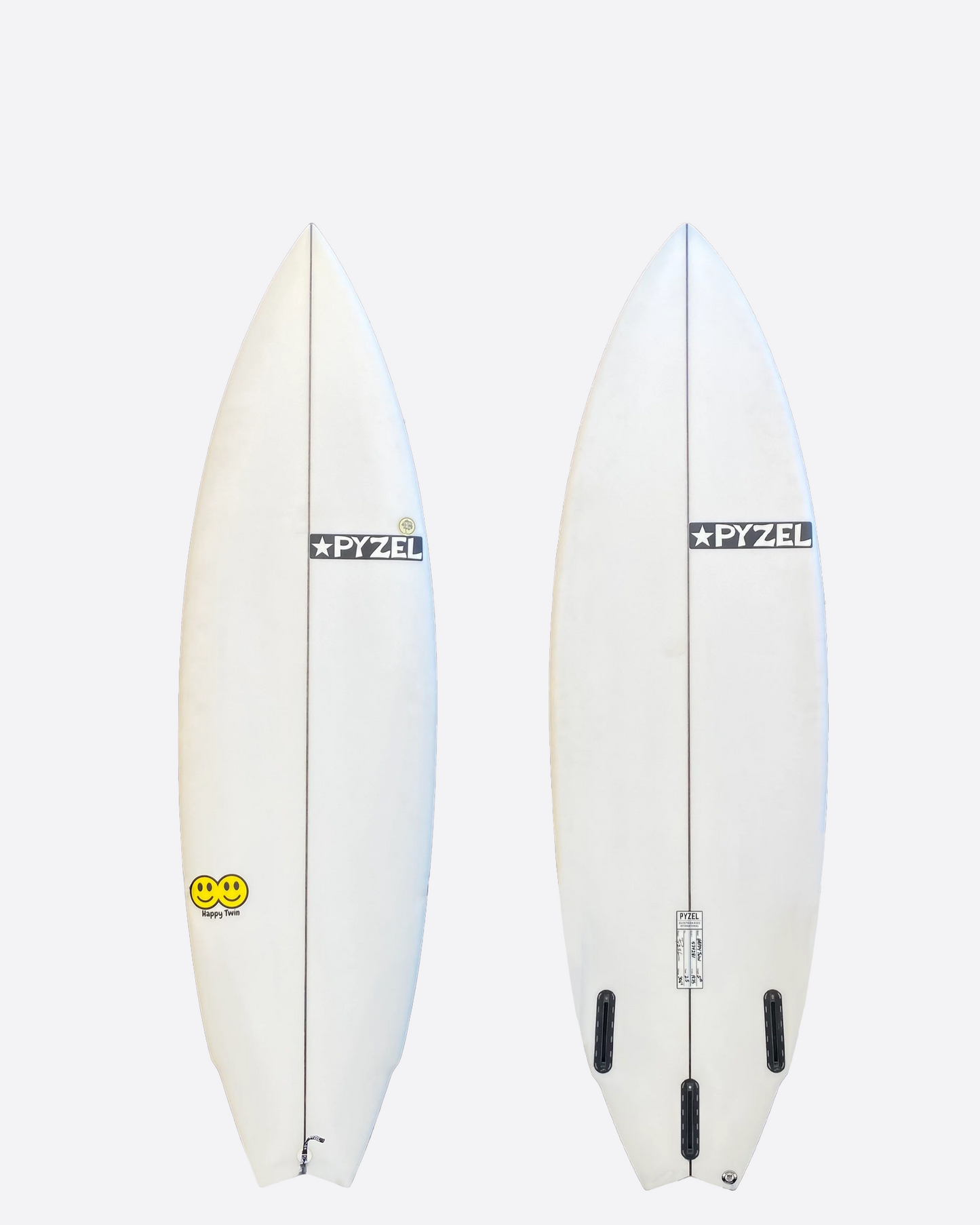PYZEL 5’10 Happy Twin Surfboard