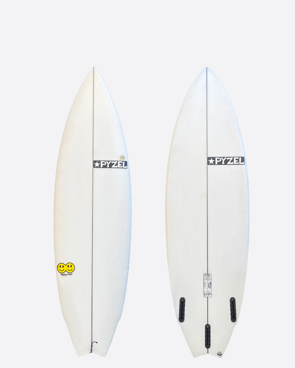 PYZEL 5’10 Happy Twin Surfboard