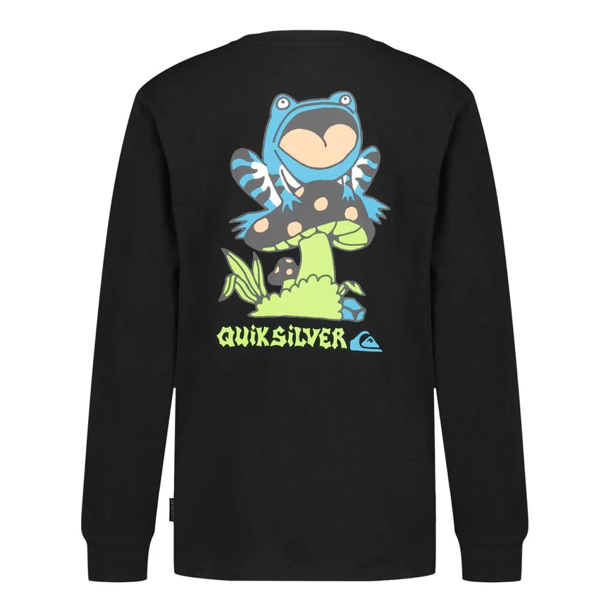 Quicksilver Boys Strange Waves LS Tee - Black