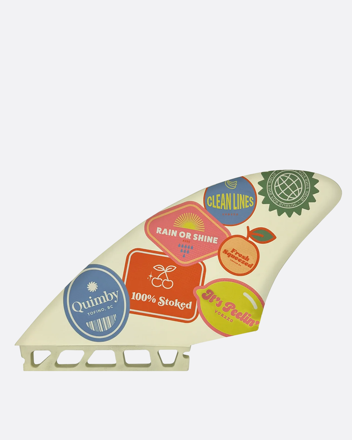 Quimby Fresh Squeezed Keel Twin Fins - Futures