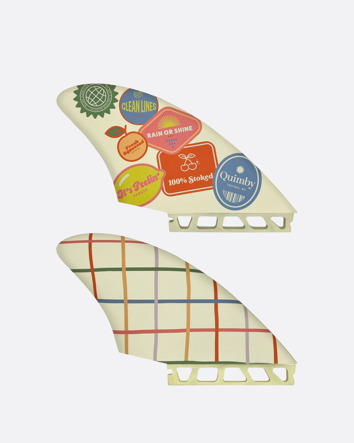 Quimby Fresh Squeezed Keel Twin Fins - Futures