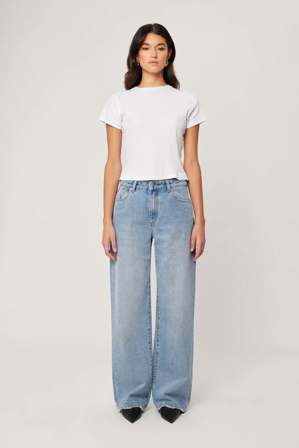 Rollas Kate Baggy 90's Blue Denim