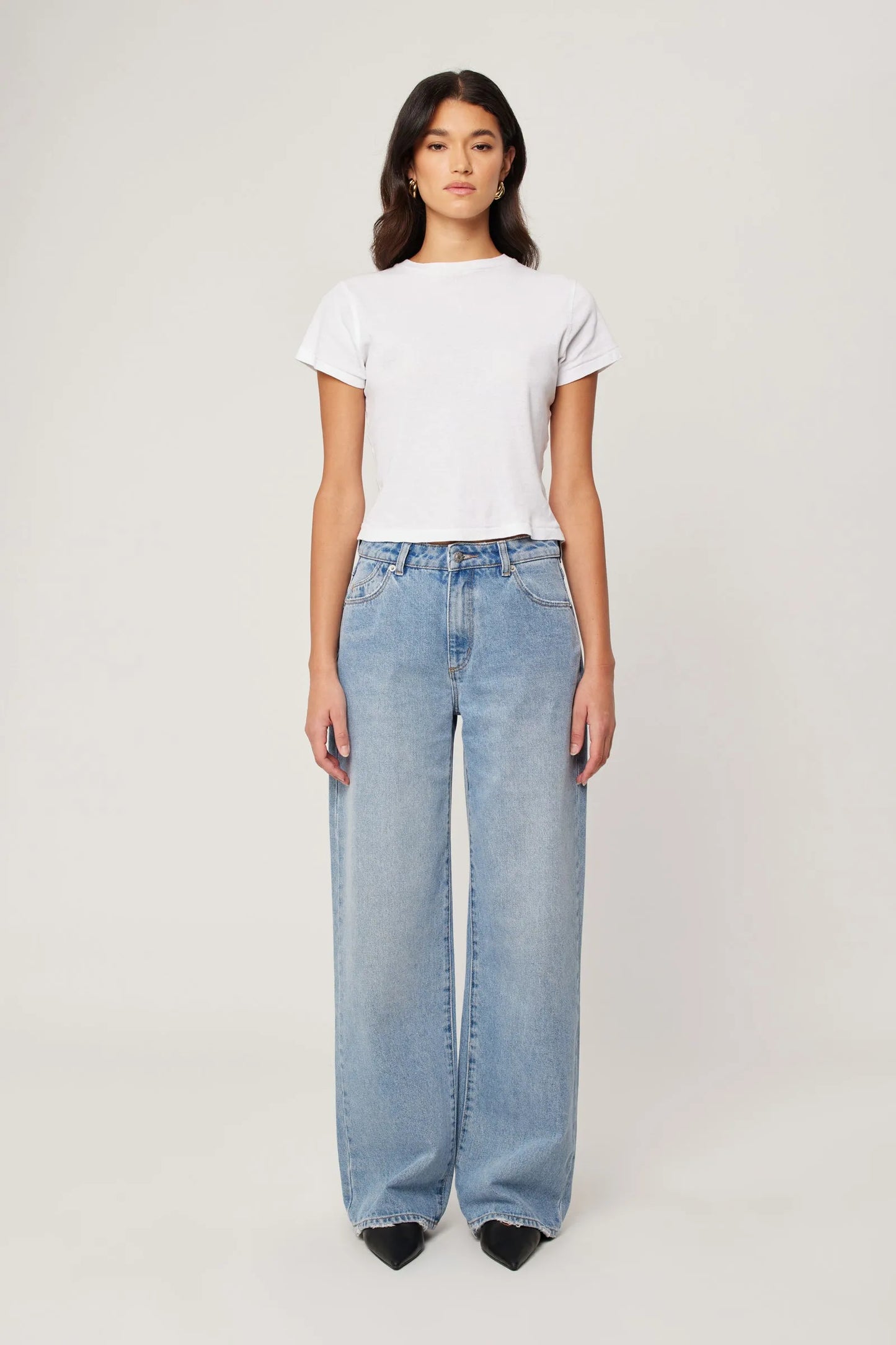 Rollas Kate Baggy 90's Blue Denim