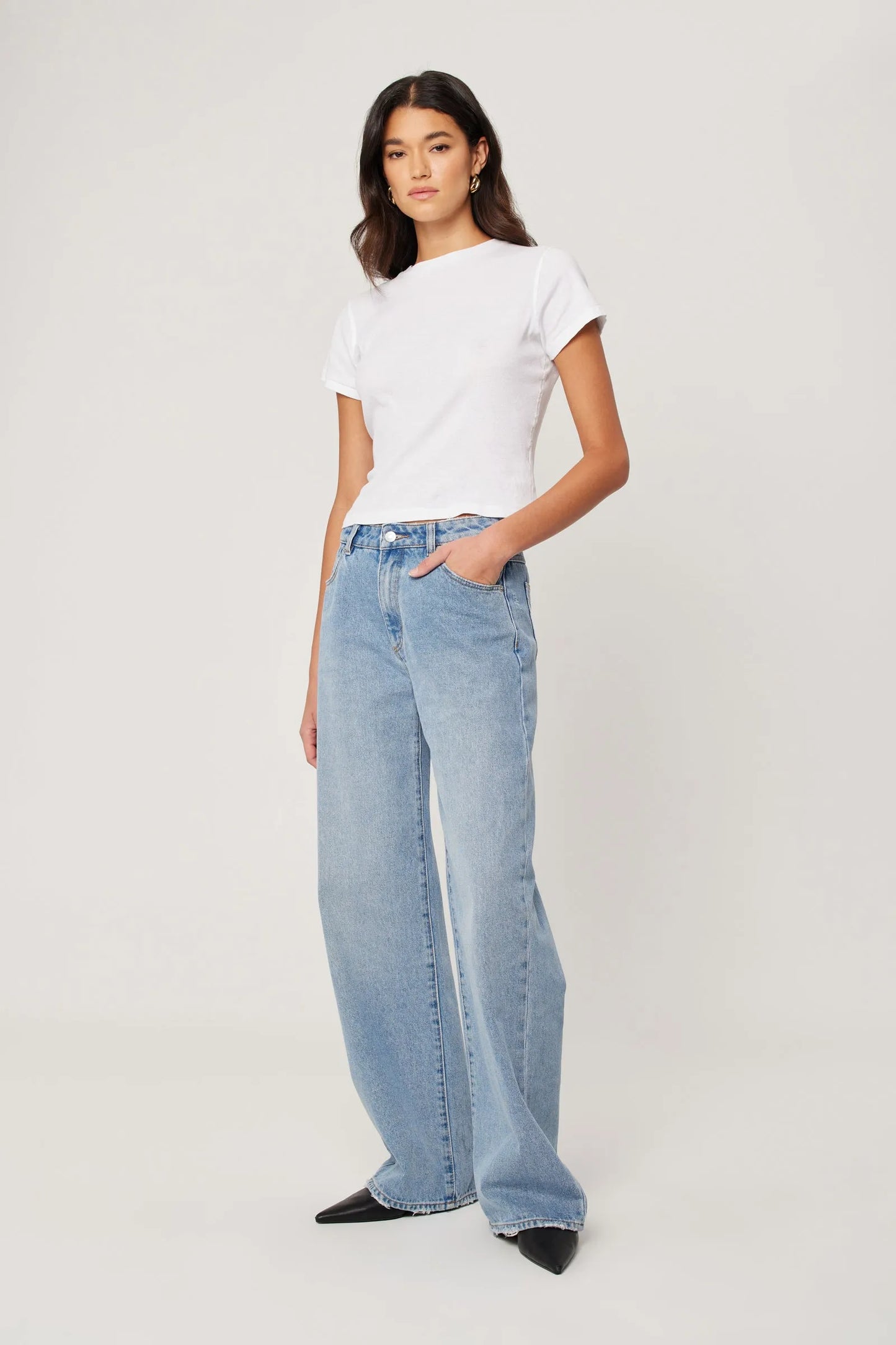 Rollas Kate Baggy 90's Blue Denim