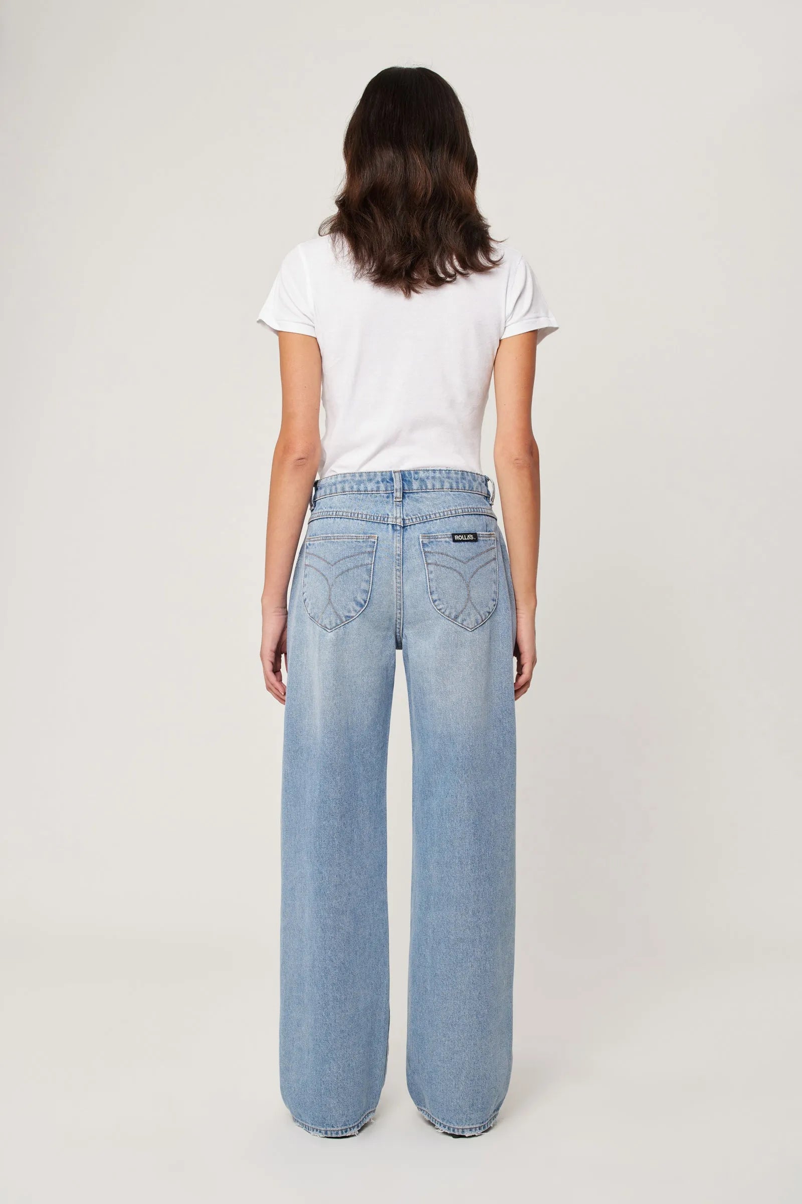 Rollas Kate Baggy 90's Blue Denim