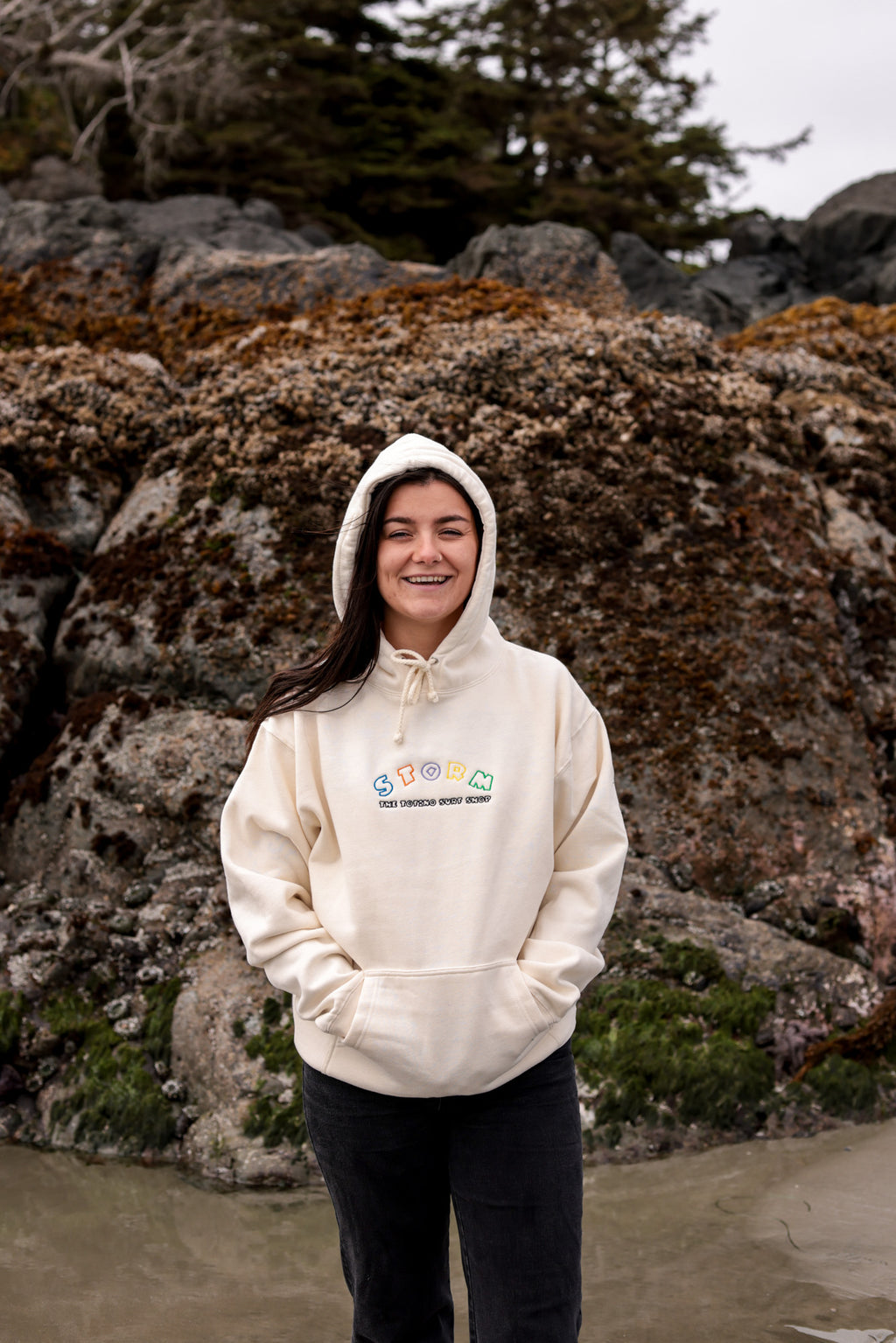 Storm Big Kid Pullover - Cream