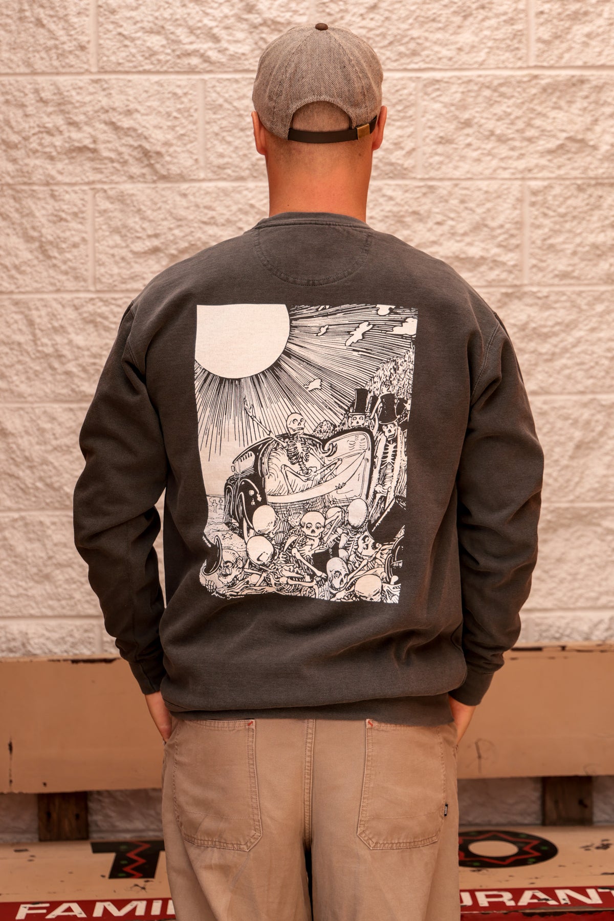 Storm Resurrection Crewneck - Washed Black