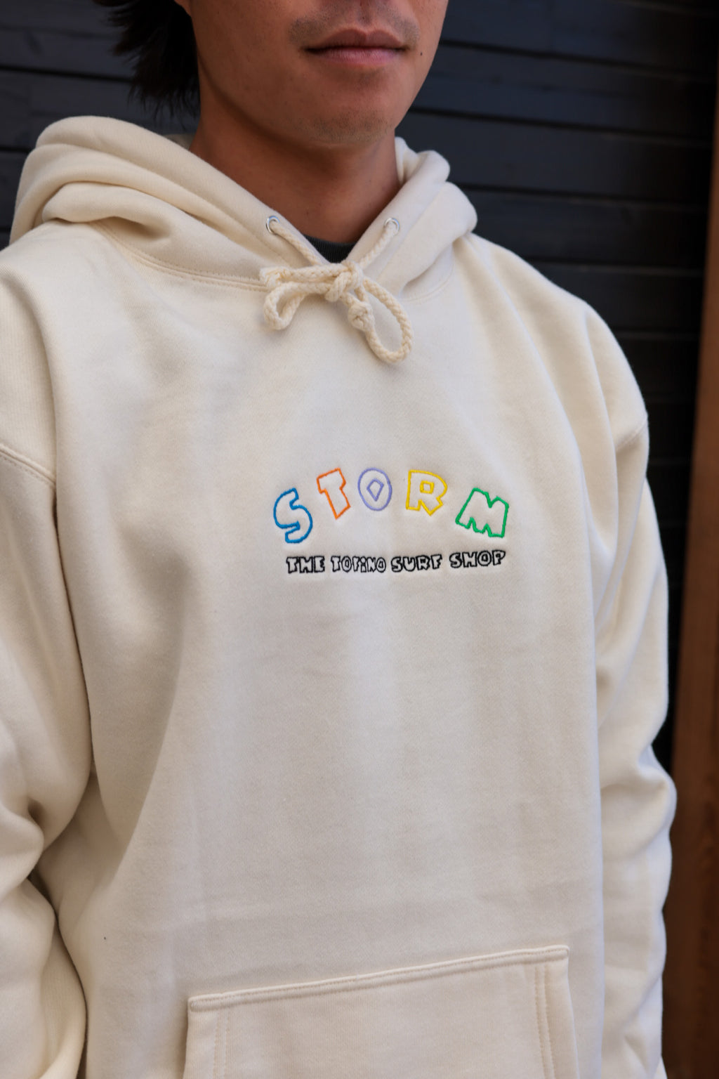 Storm Big Kid Pullover - Cream
