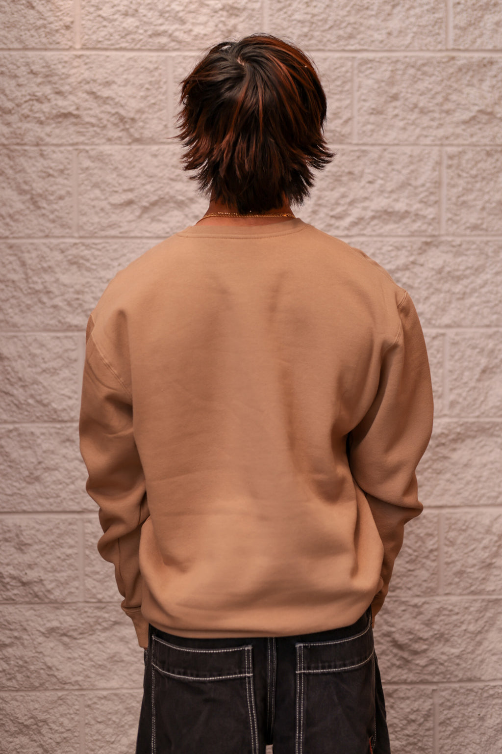 Storm Classic Wave Crewneck - Brown