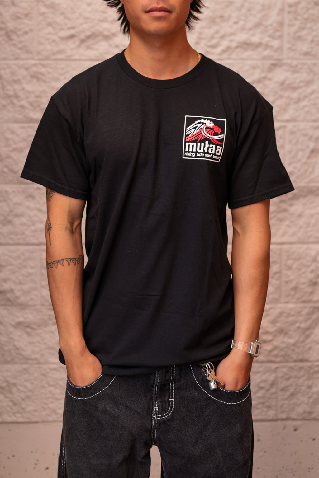 Mułaa Rising Tide Tee - Black