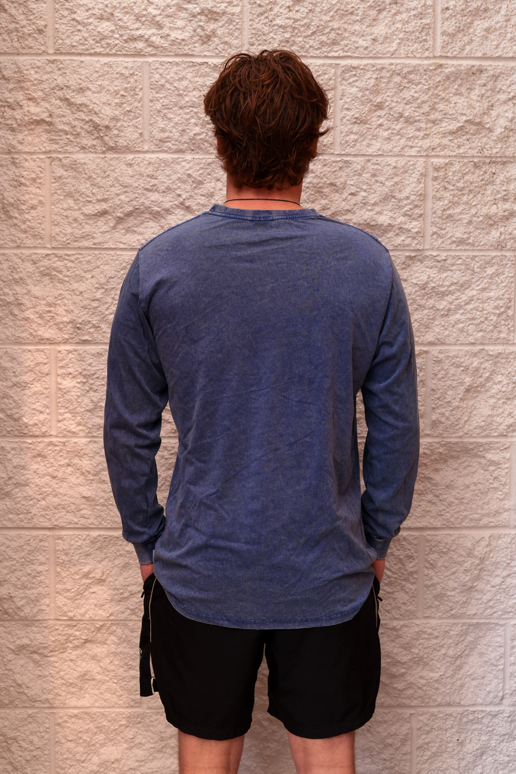 Storm Classic Wave Long Sleeve Tee - Acid Blue