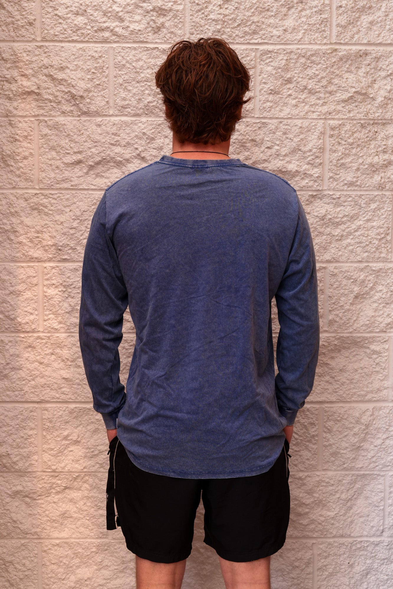 Storm Classic Wave Long Sleeve Tee - Acid Blue