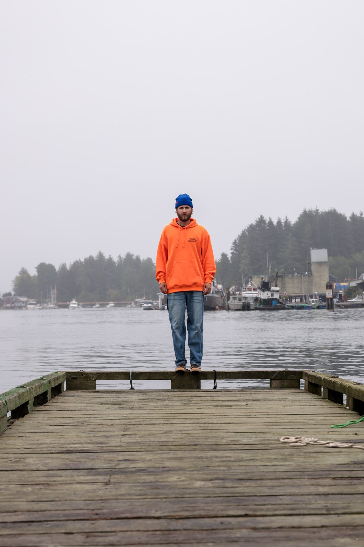 Storm Marine Supply Pullover - Orange