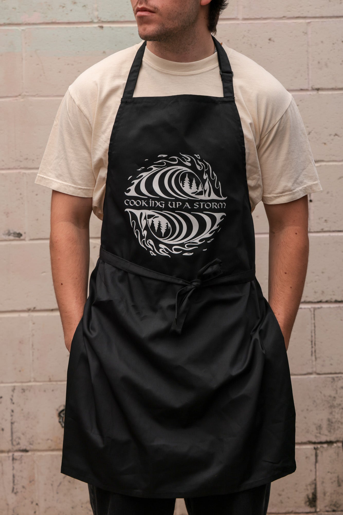 Storm Cooking Up A Storm Apron - Black