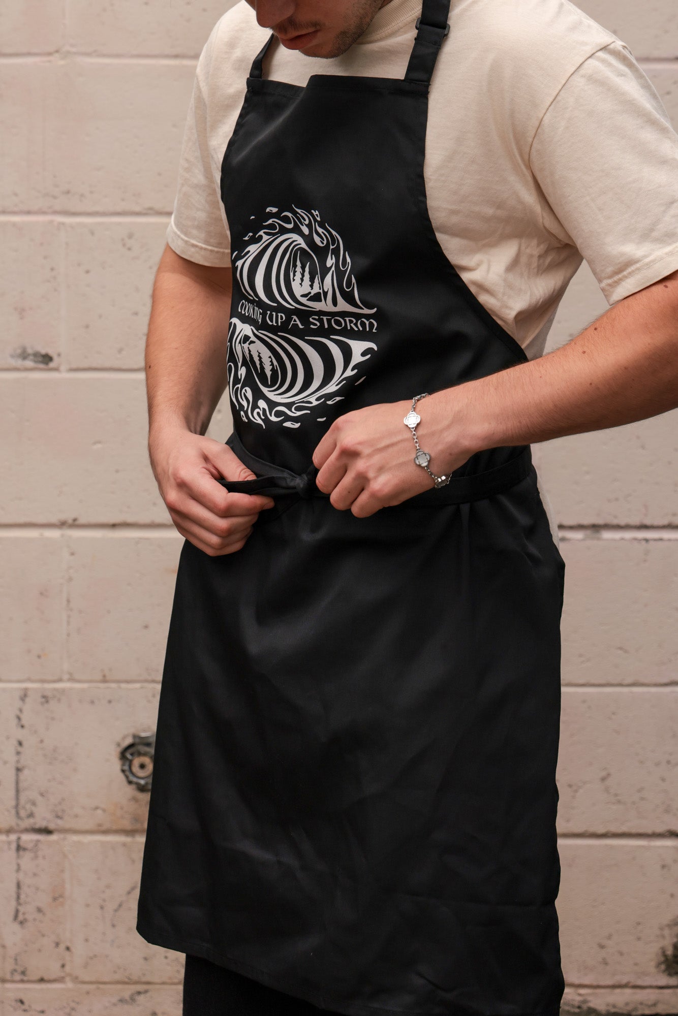 Storm Cooking Up A Storm Apron - Black