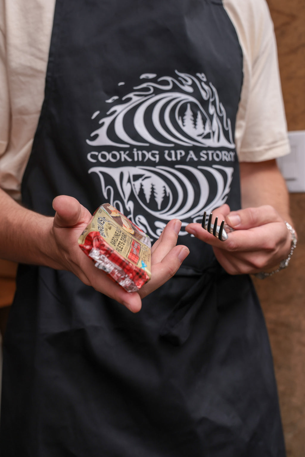 Storm Cooking Up A Storm Apron - Black