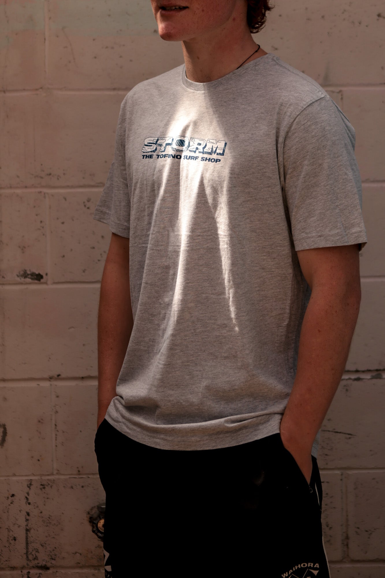 Storm Beyond The Barrel Tee - Grey