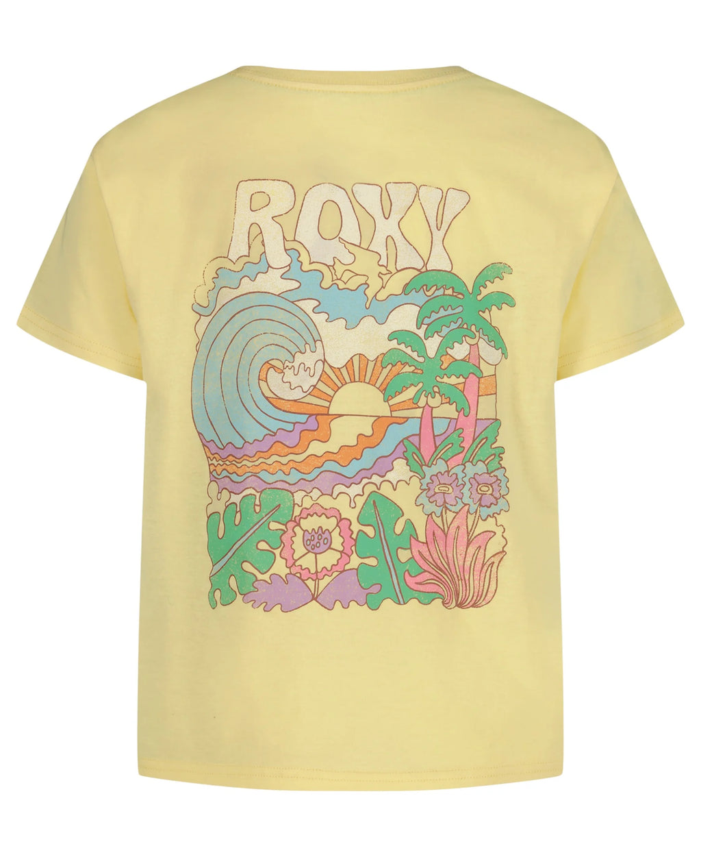 Roxy Girls Grateful For Nature Tee - Golden Haze