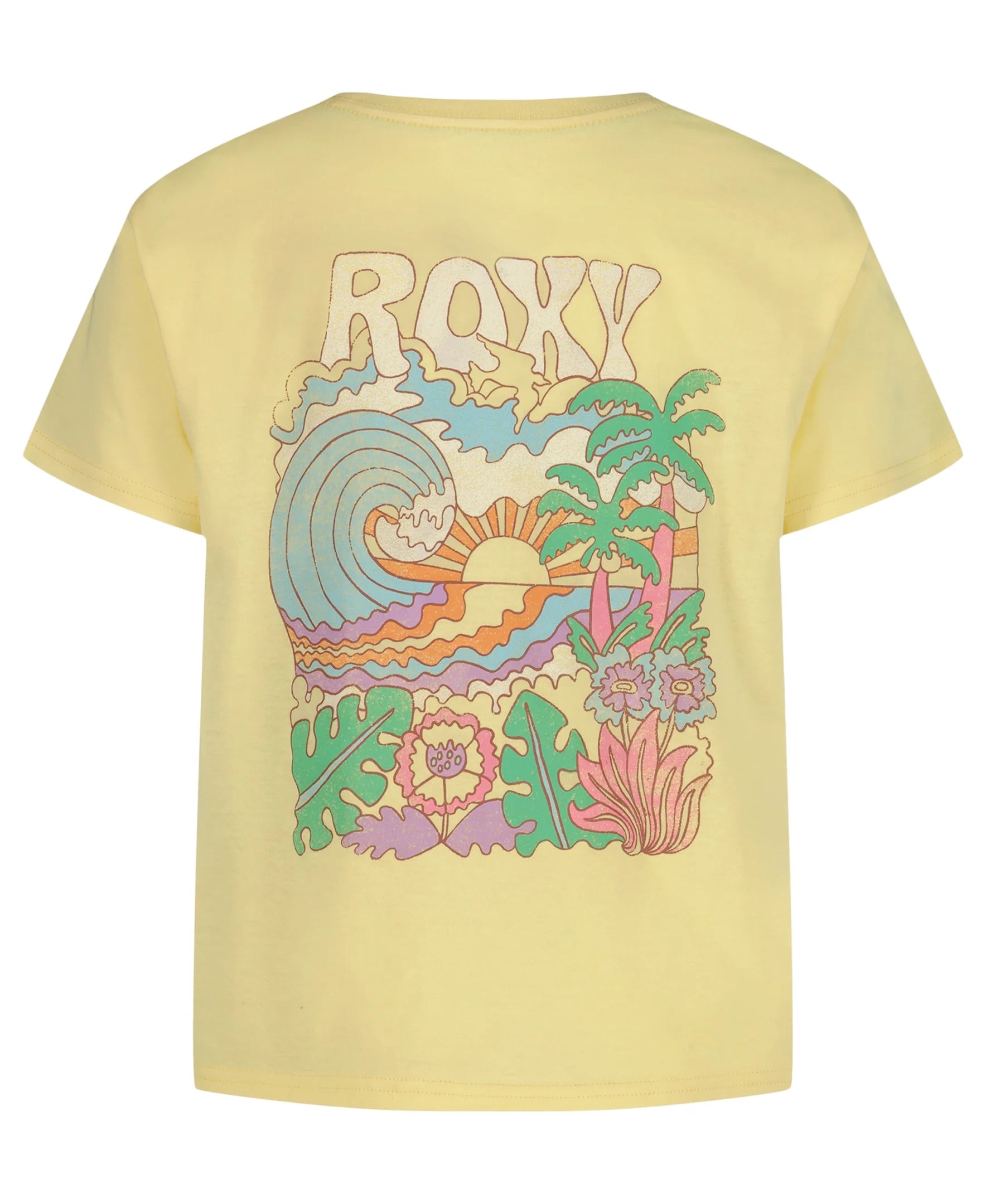 Roxy Girls Grateful For Nature Tee - Golden Haze
