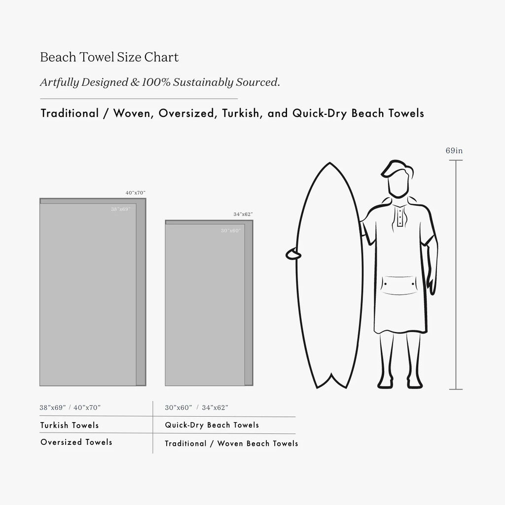 Slowtide Sun Dazed Towel - Toast