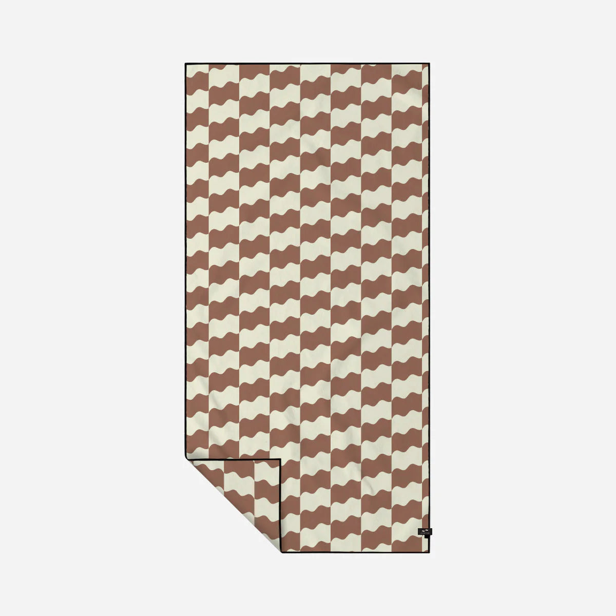 Slow Tide Checker Prf QD Towel - Mousse