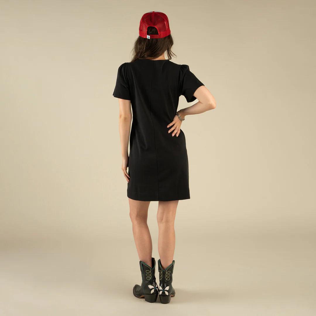 Sendero Maravilla Shirt Dress - Black