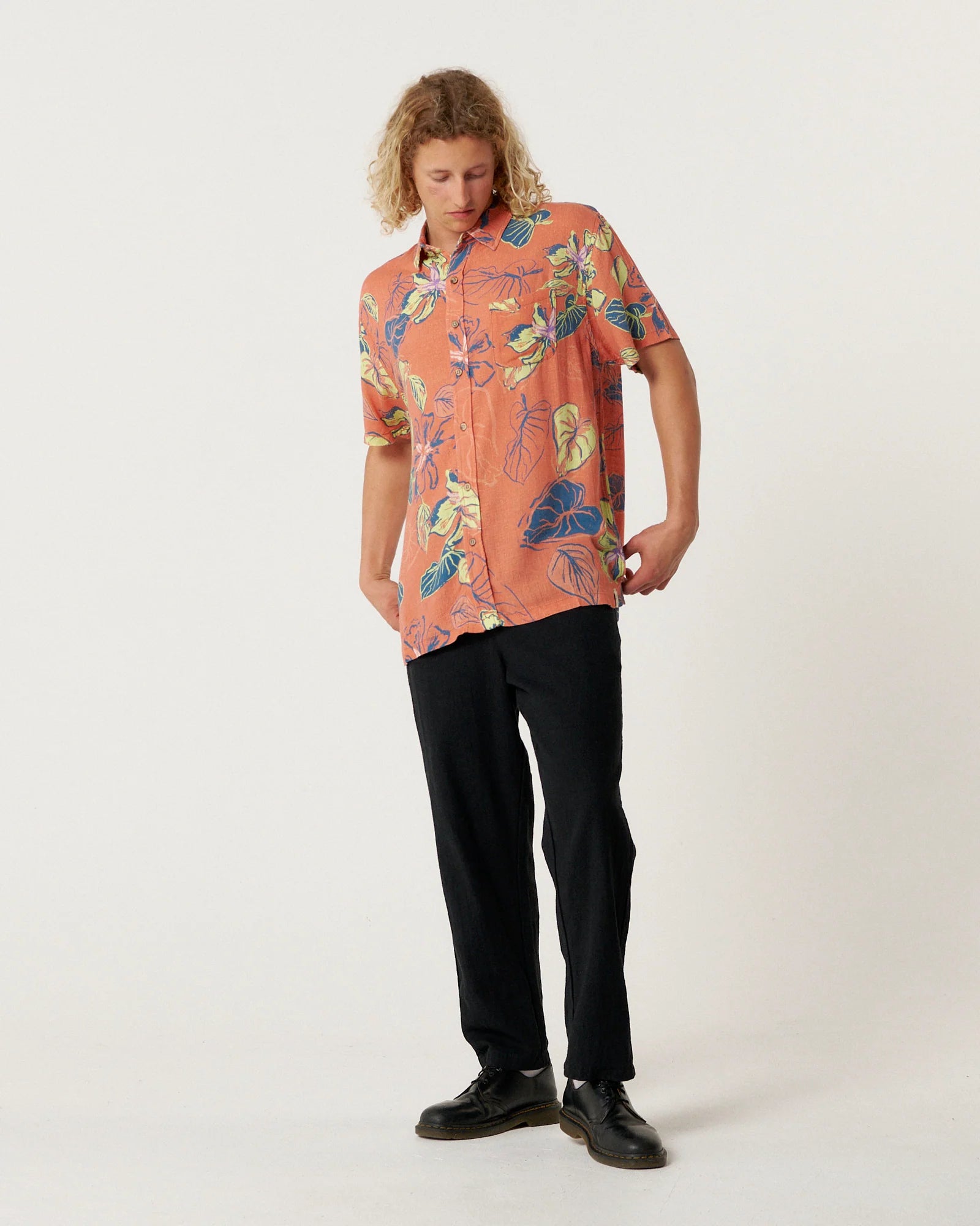 TCSS Frequency SS Shirt - Washed Red