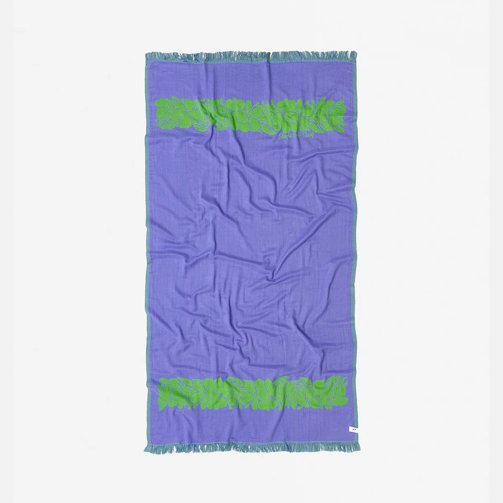Slowtide Steph's Surfshop Driftweave Turkish Towel - Purple