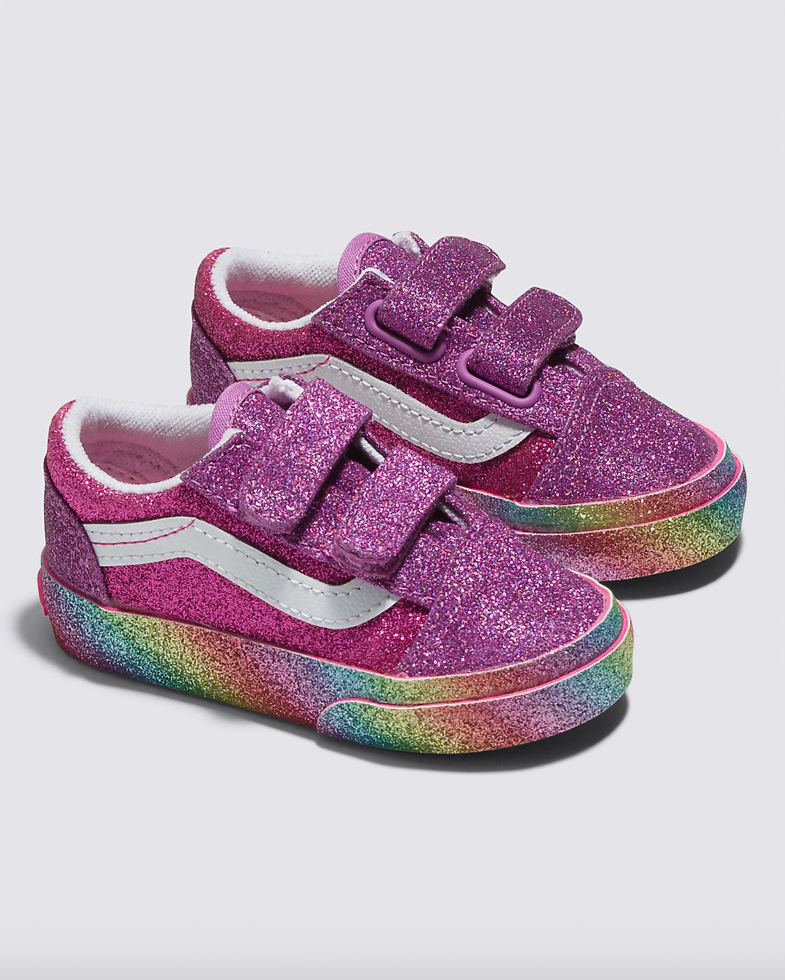 Vans Toddler Old Skool - Glitter Rainglow Pink