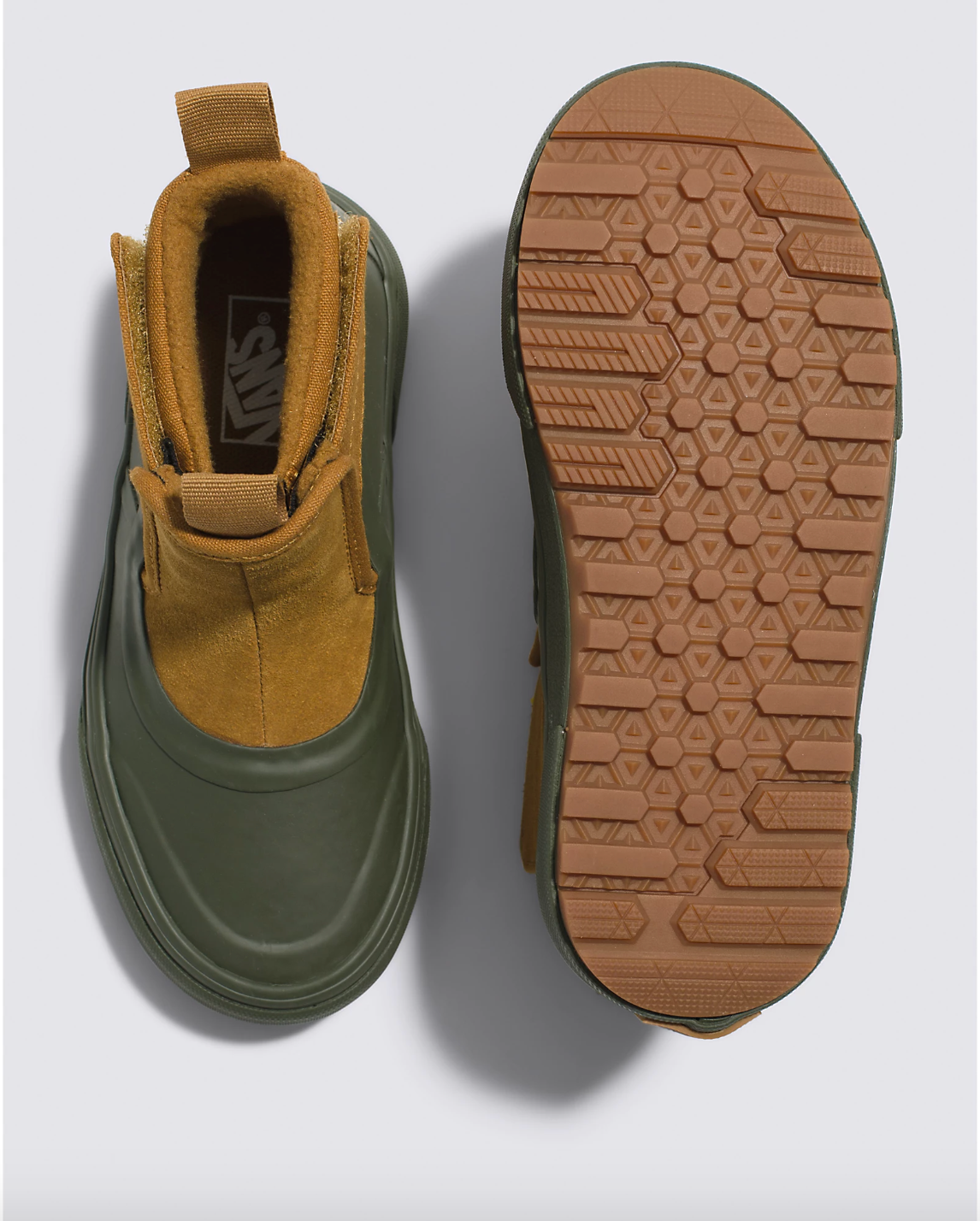Kids tan vans best sale