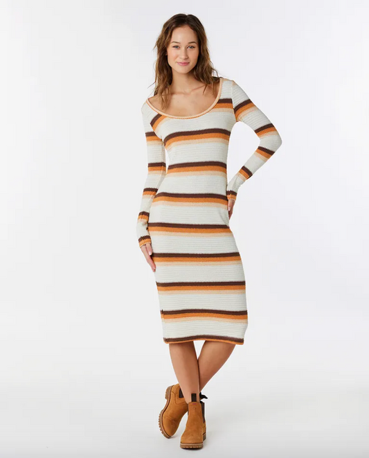 Rip Curl Womens Sun Club Stripe Mini Dress