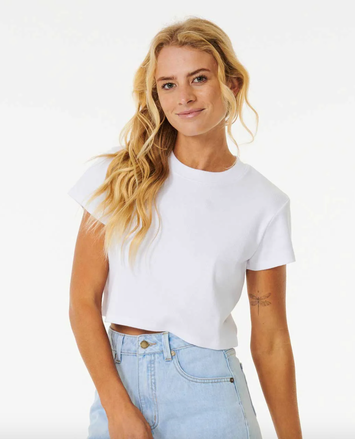 Rip Curl Womens Classic Ribbed Tee