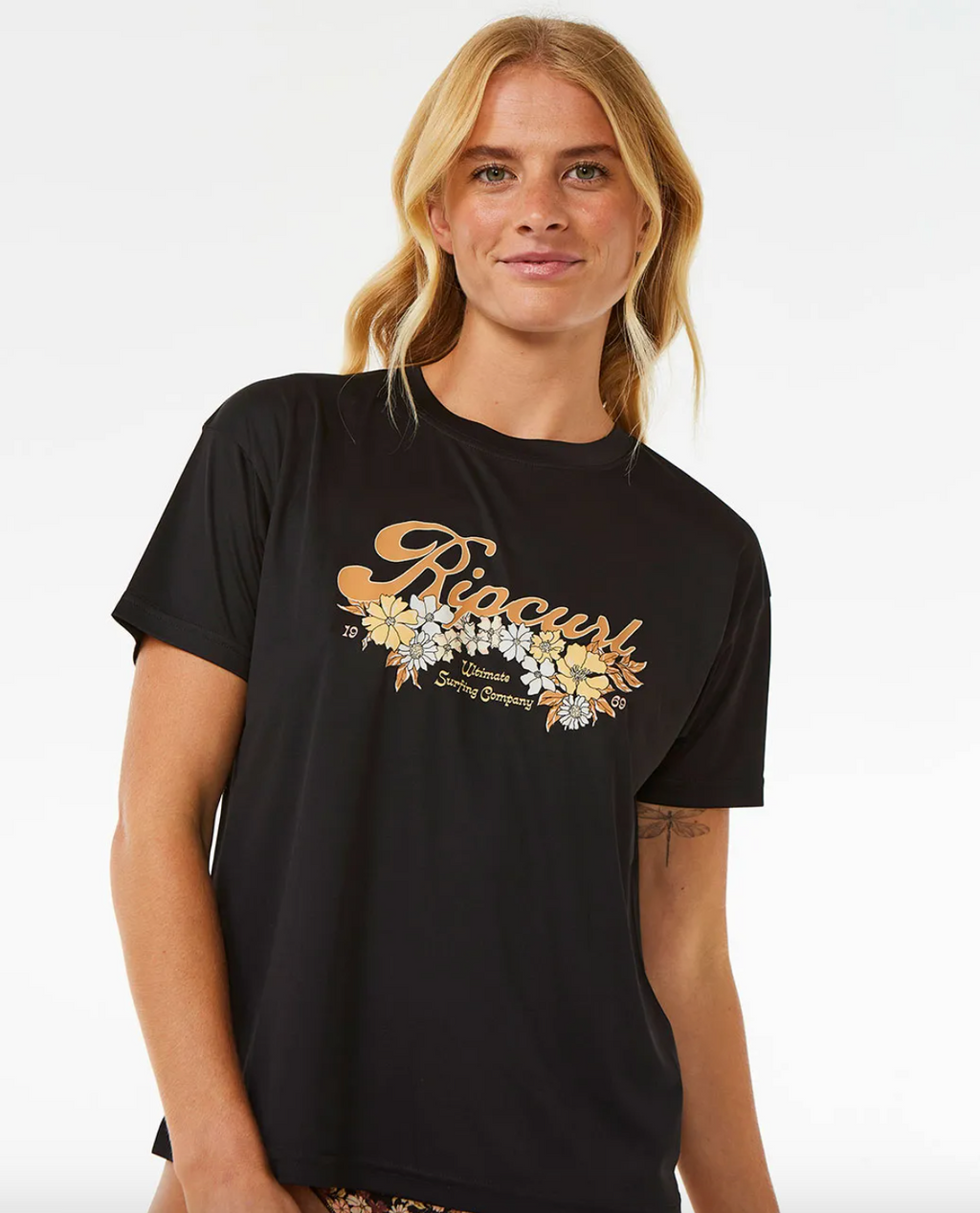 Rip Curl Womens Sea Of Dreams Relaxed SS Rashguard