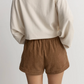 Rhythm Womens Mazzy Cord Shorts - Camel