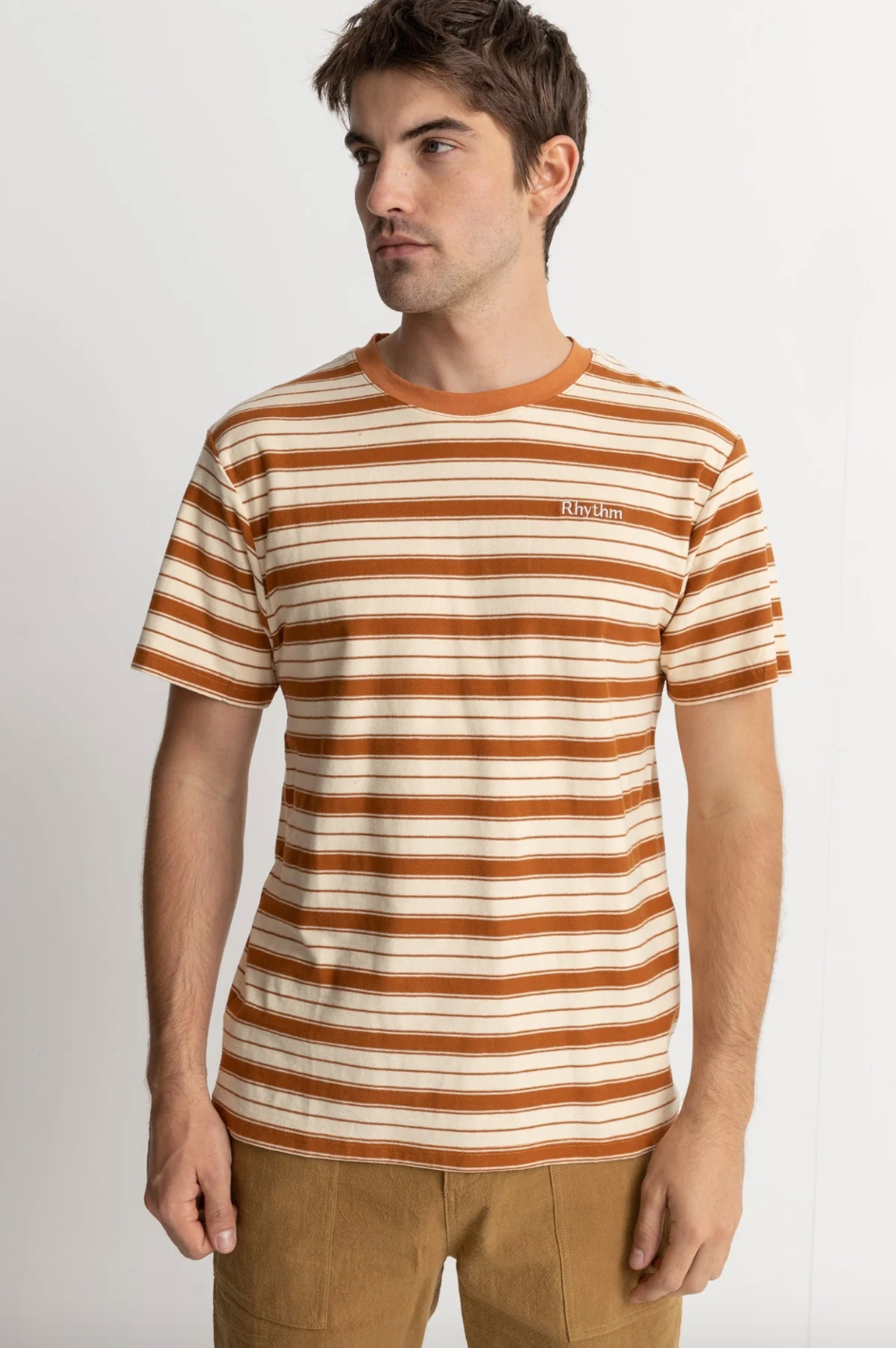 Rhythm Everyday Stripe S/S T-Shirt