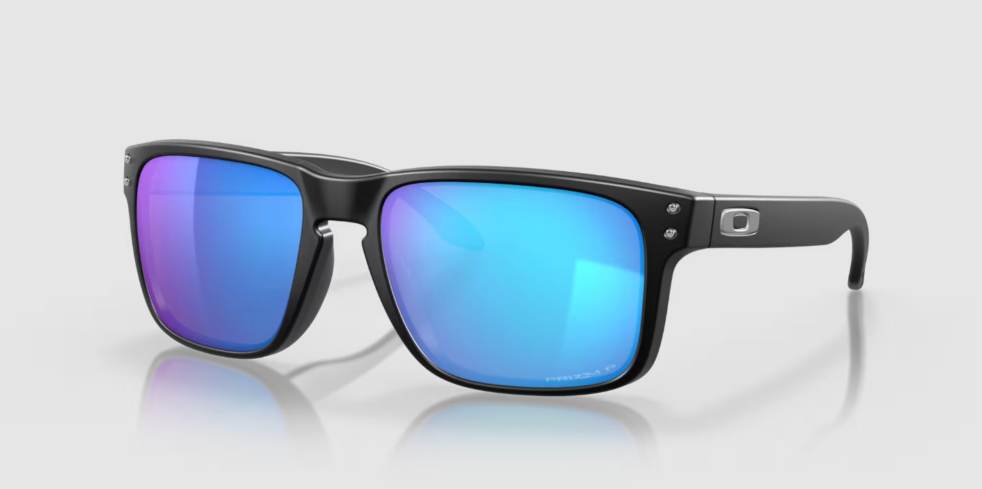 Oakley Holbrook Matte Black - Prizm Sapphire Irid Polar