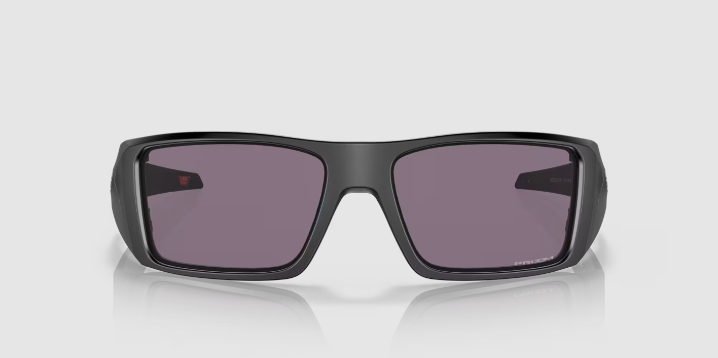 Oakley Heliostat Matte Black Sunglasses - Prizm Grey Polarized