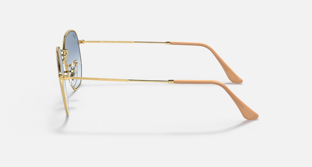 Ray Ban Hexagonal Arista - Light Blue Flash