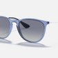 Ray Ban Erika Transparent Light Blue - Grey Gradient Blue