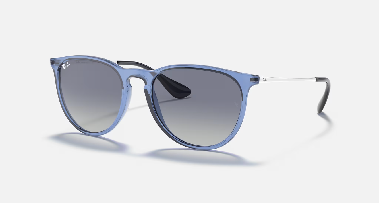 Ray Ban Erika Transparent Light Blue - Grey Gradient Blue