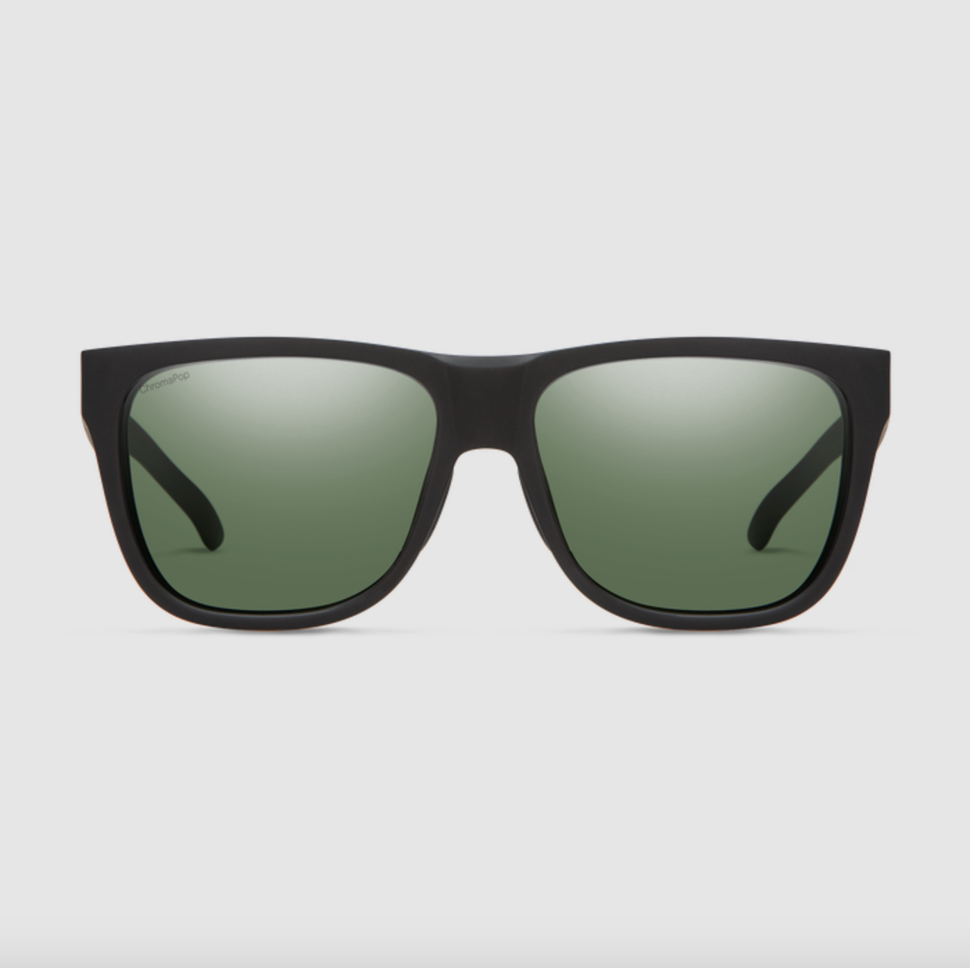 Smith Lowdown 2 Matte Black ChromaPop Polarized Gray Green Sunglasses