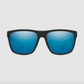 Smith Barra Matte Black ChromaPop Polarized Blue Mirror Sunglasses