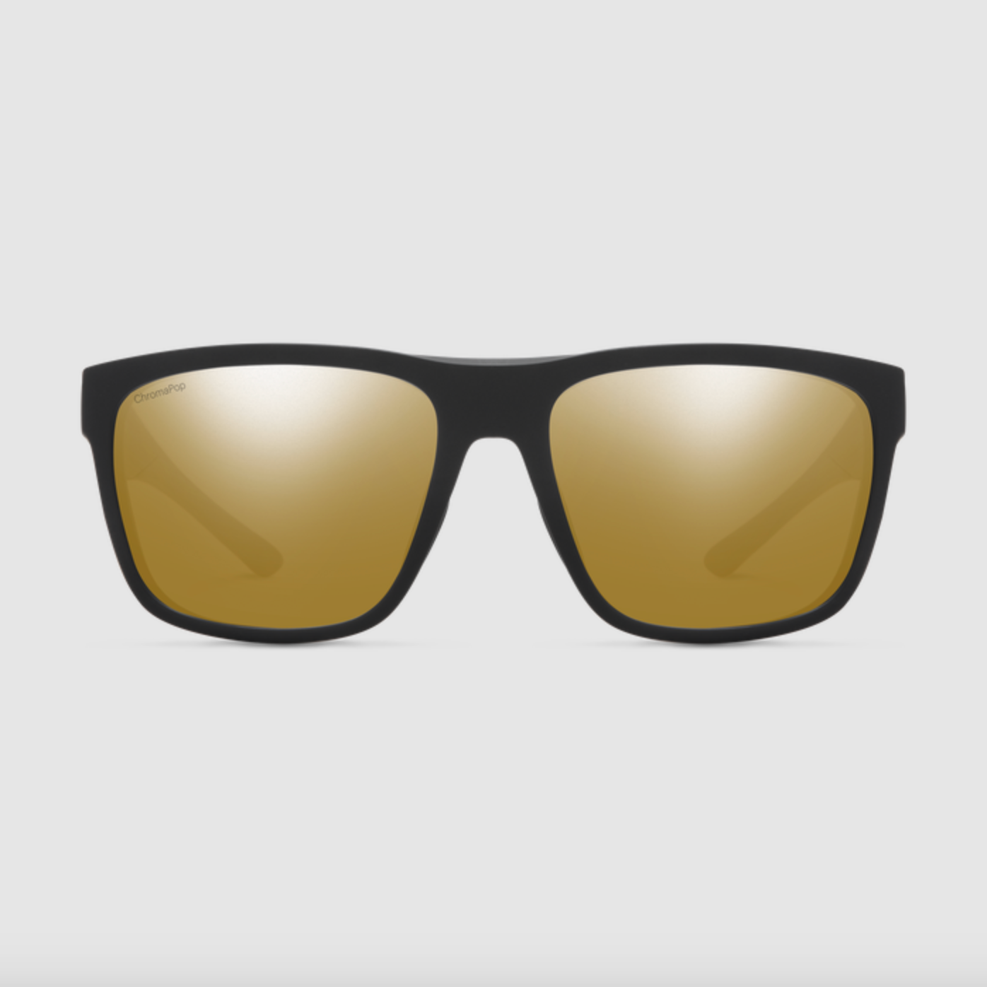 Smith Barra Matte Black ChromaPop Polarized Bronze Mirror Sunglasses
