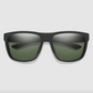 Smith Barra Matte Black ChromaPop Polarized Gray Green Sunglasses