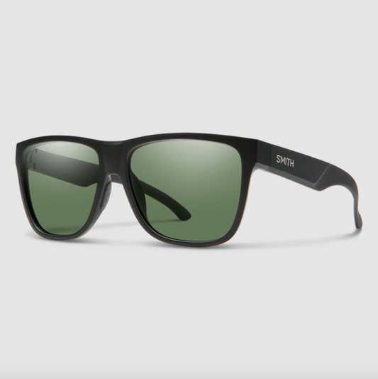 Smith Lowdown XL 2 Matte Black ChromaPop Polarized  Gray Green Sunglasses