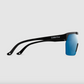 Smith XC Matte Black ChromaPop Polarized Blue Mirror Sunglasses